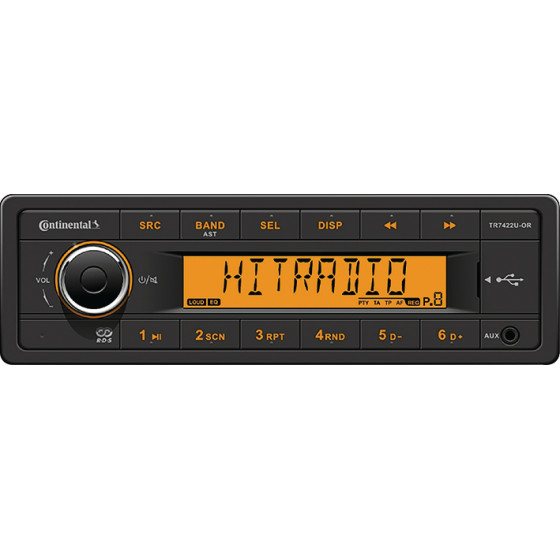 AUTORADIO TR7422U-OR USB MP3 WMA Continental