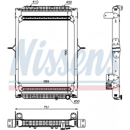 Radiateur Eau Renault Premium II - Renault 5001867210, 7420775792