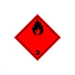 Symbole de danger 300x300 alu N°3/N