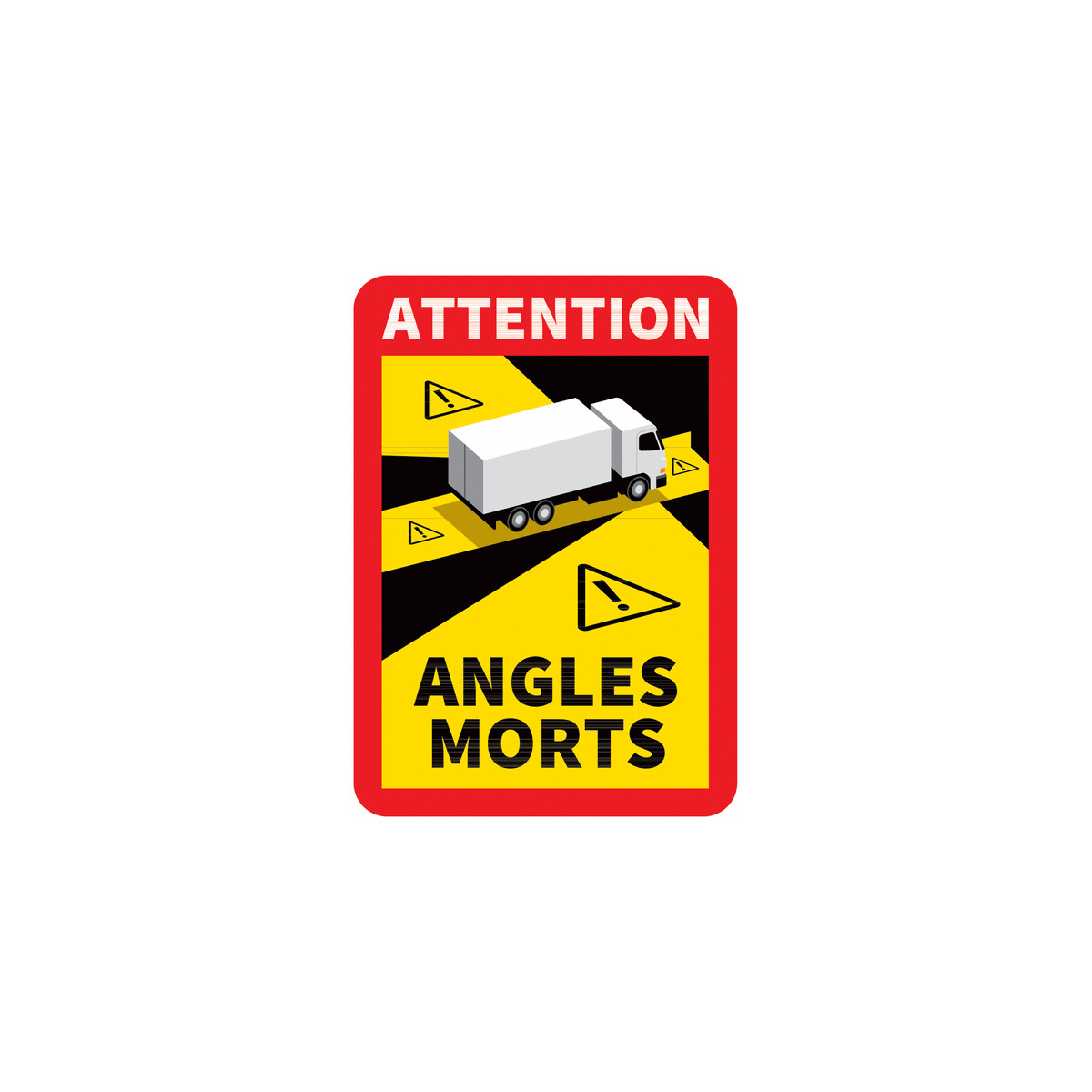 Plaque alu de signalisation des angles morts | Décret n°2020-1396