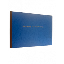 Carnet REGISTRE DU PERSONNEL 24 X 32   52 PAGES