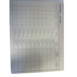 Carnet REGISTRE DU PERSONNEL 24 X 32   52 PAGES